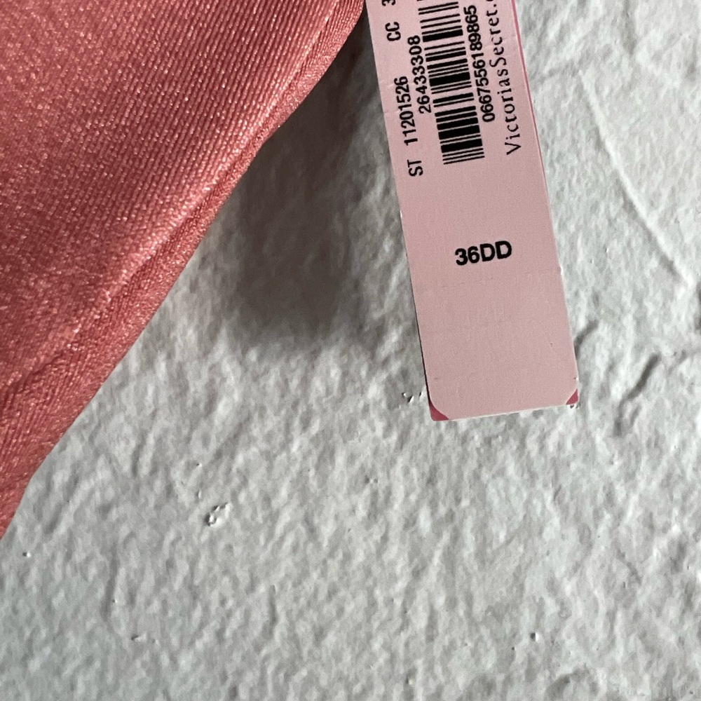 Victoria's Secret Shimmery Rust Red Padded Bikini Top - Picture 3 of 4